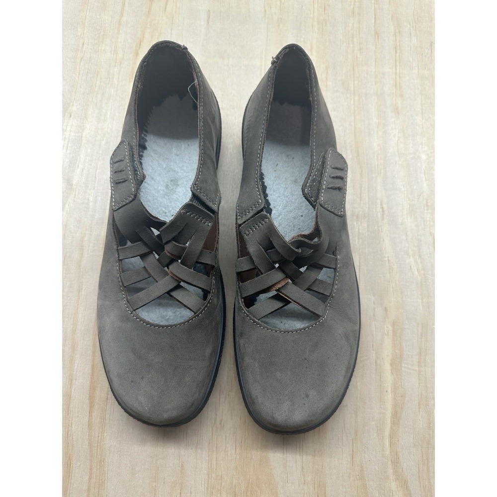 HOTTER Comfort‎ Concept Sharon Tan Suede Shoes Mary Jane Sz 8.5 No Insoles